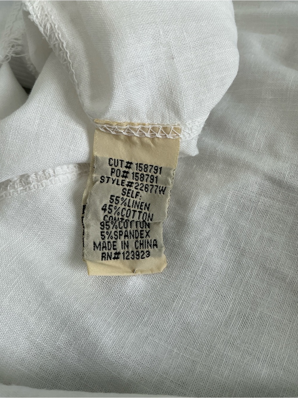 White Asymmetrical Drawstring Skirt - Unbranded - Picture 7 of 7